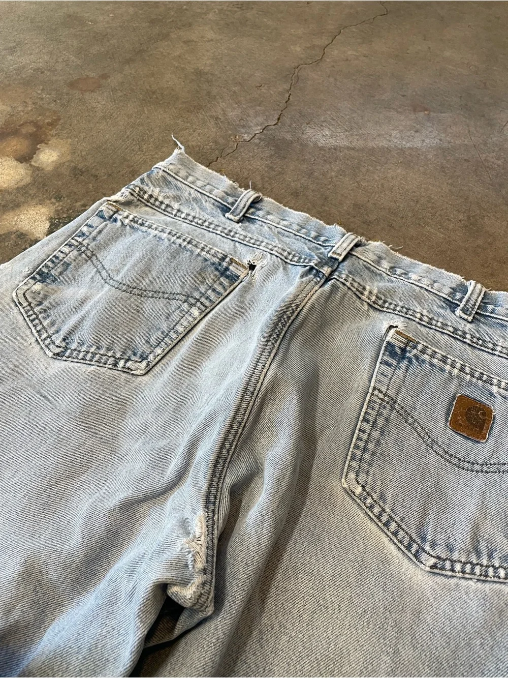 Vintage Carhartt Flannel Lined Jeans